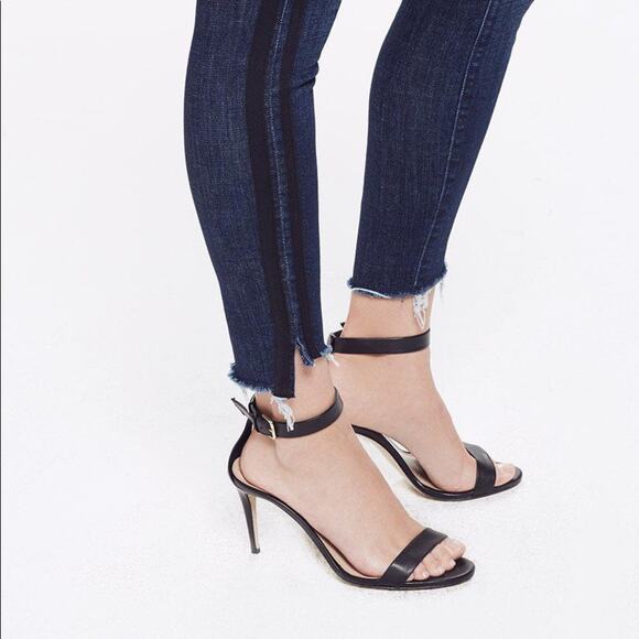 Mother The Stunner Zip Ankle Step Fray Jeans Women’s 24 - Picture 3 of 14